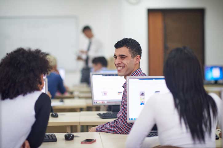 College classroom